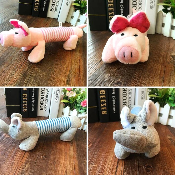 Plush Squeaky Pet Toy – Durable & Fun for Dogs & Cats