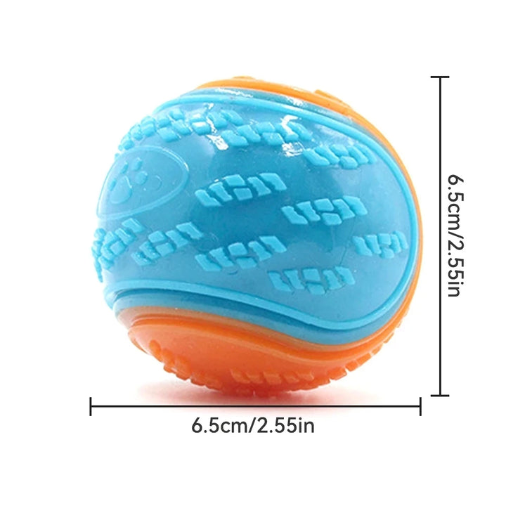 Soft TPR Squeaky Dog Toy – Durable & Teeth Cleaning