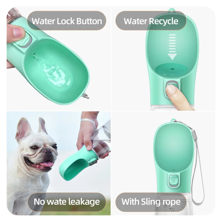 Portable Dog Water Bottle – Travel-Friendly & Leak-Proof