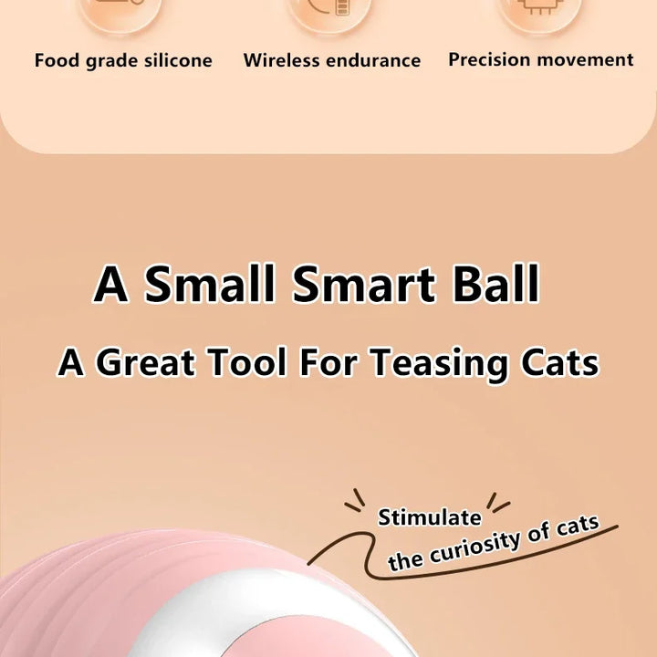 Automatic Rolling Interactive Cat Ball Toy