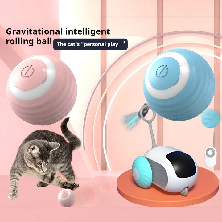 Automatic Rolling Interactive Cat Ball Toy