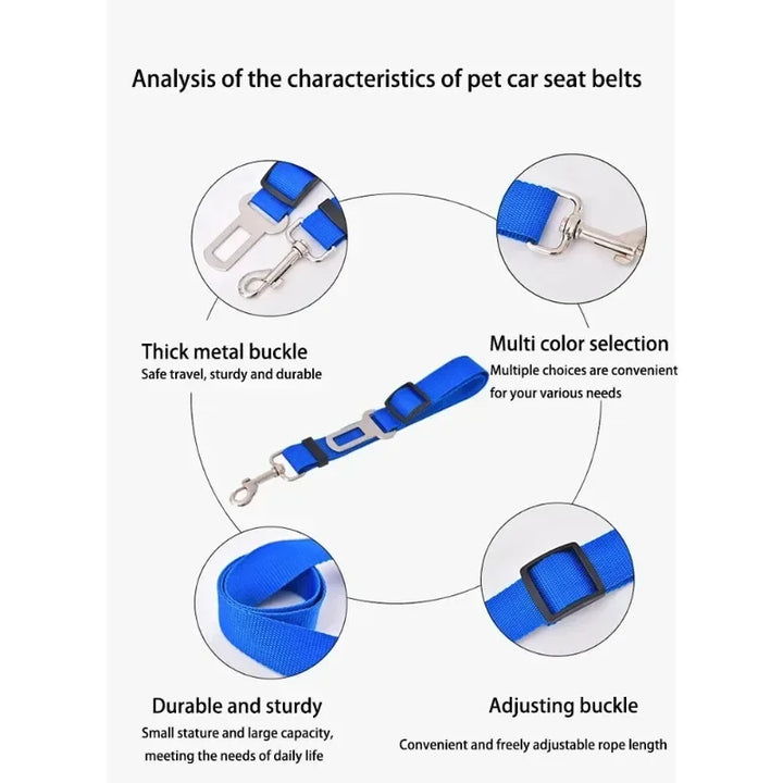 Adjustable Pet Safety Car Seat Belt