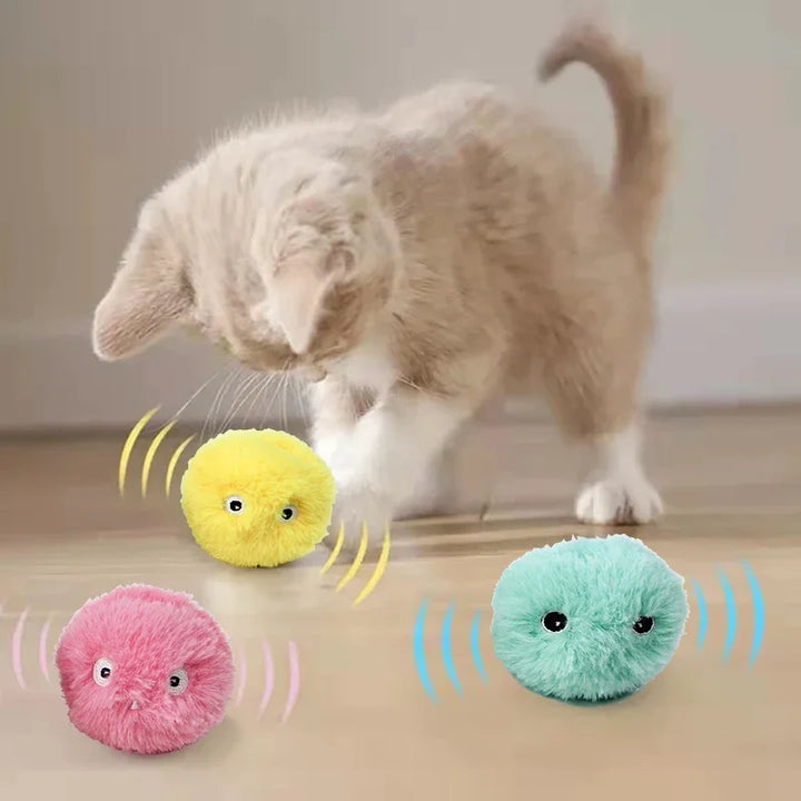 Plush Electric Catnip Toy – Touch & Sound Activated