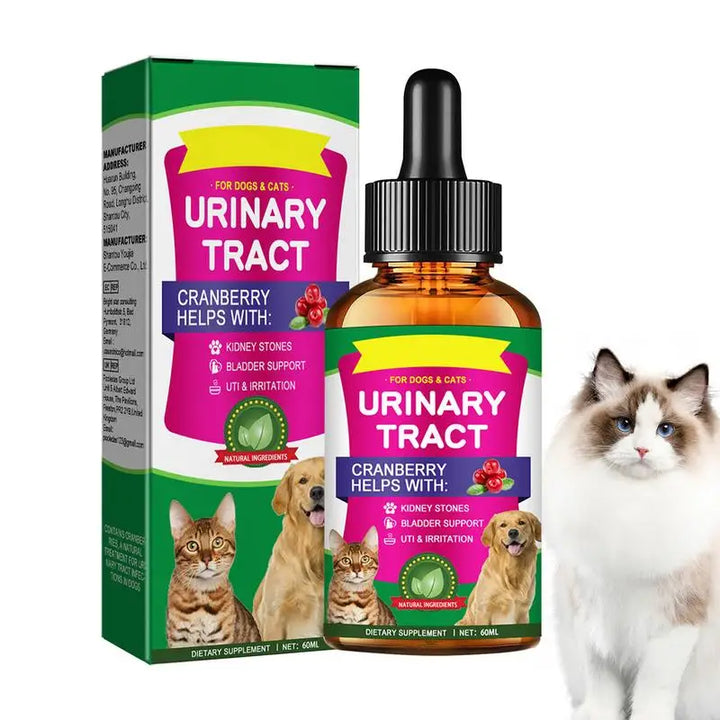 Pet UTI Bladder Drops – Urinary Tract Care for Cats & Dogs