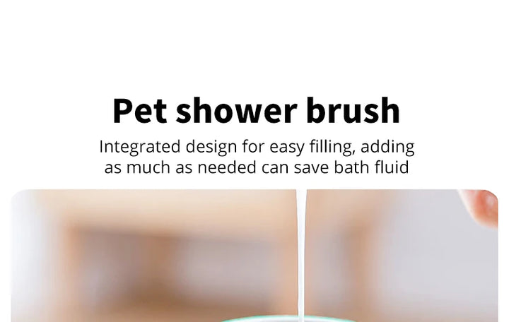 Soft Silicone Pet Bathing & Grooming Brush