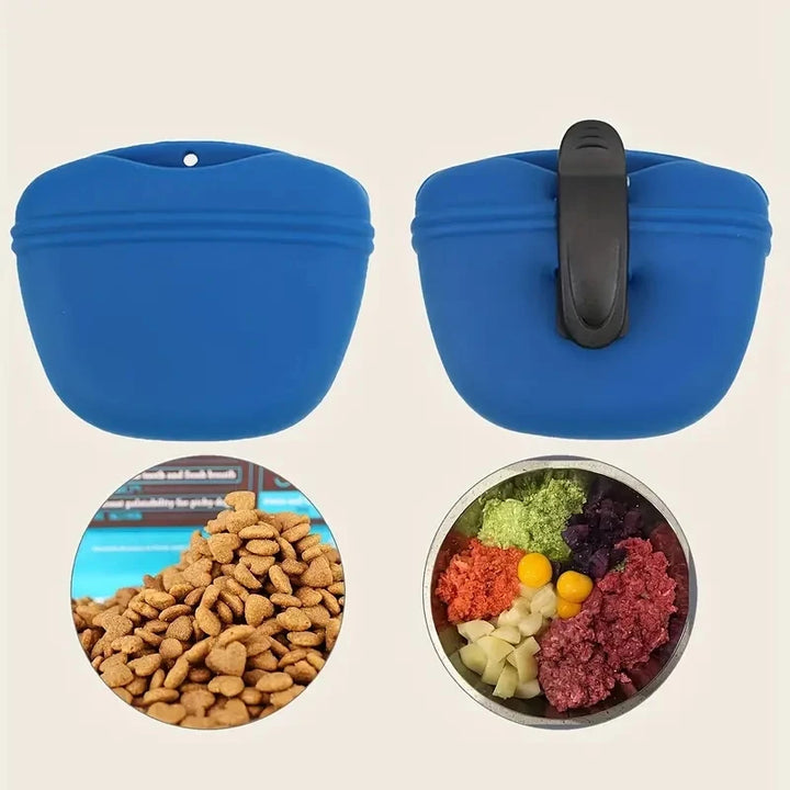 Silicone Dog Treat Pouch – Portable & Magnetic Clip