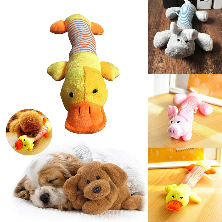 Plush Squeaky Pet Toy – Durable & Fun for Dogs & Cats