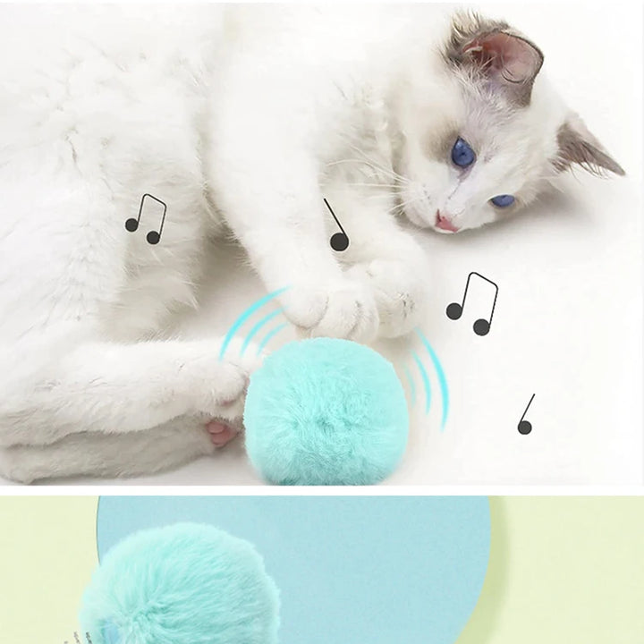 Plush Electric Catnip Toy – Touch & Sound Activated