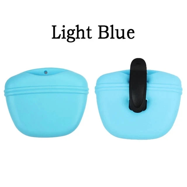 Silicone Dog Treat Pouch – Portable & Magnetic Clip