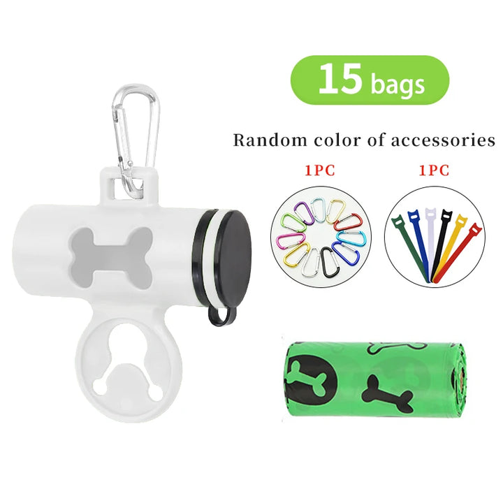 Pet Waste Bag Dispenser – Includes 15 Bags