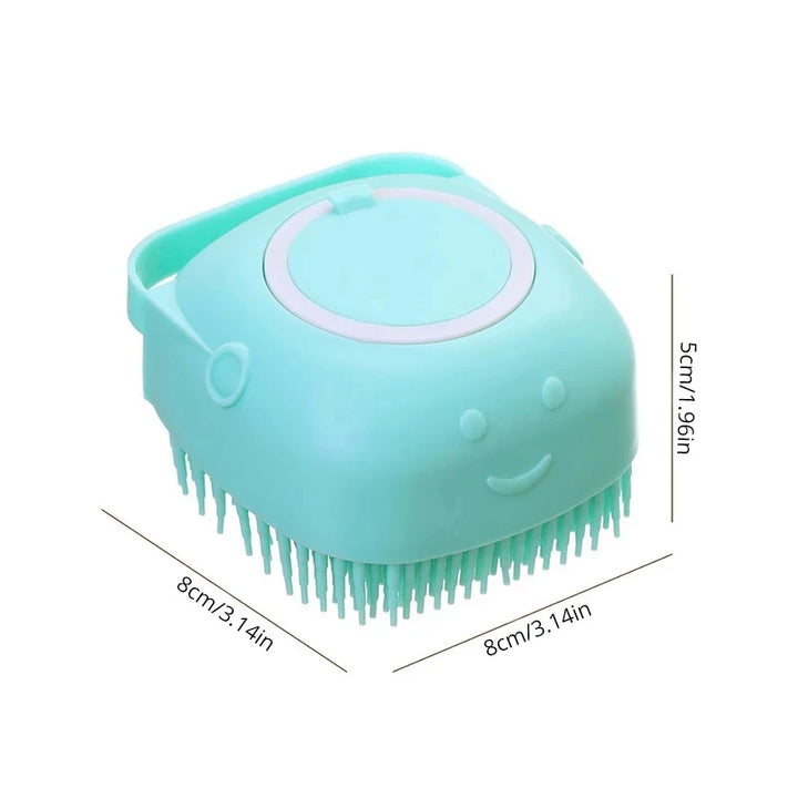 Soft Silicone Pet Bathing & Grooming Brush