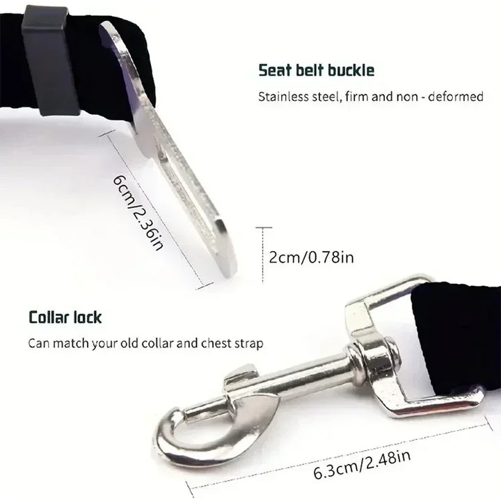 Adjustable Pet Safety Car Seat Belt