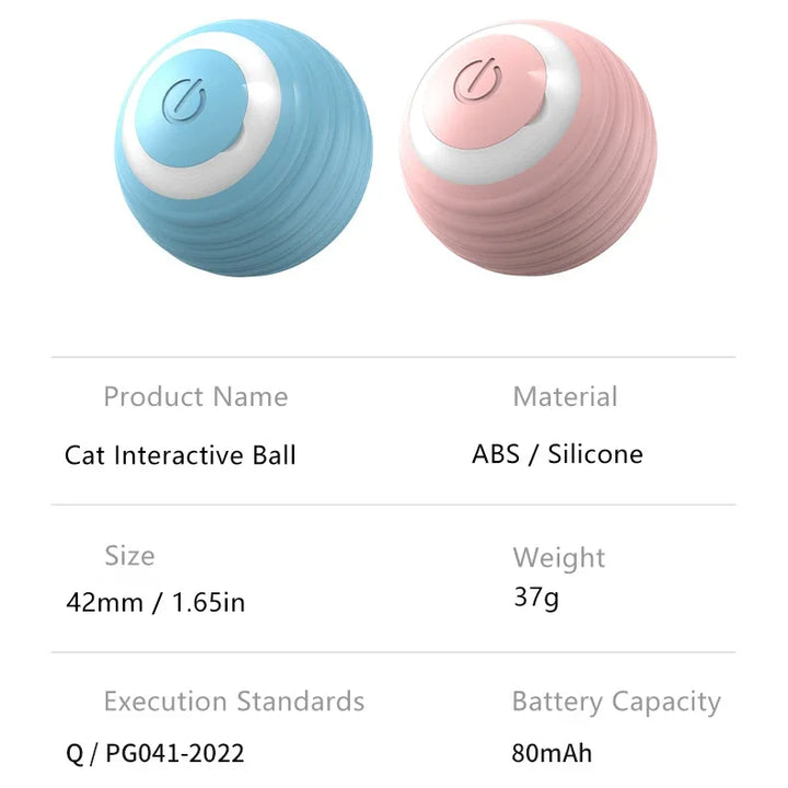 Automatic Rolling Interactive Cat Ball Toy