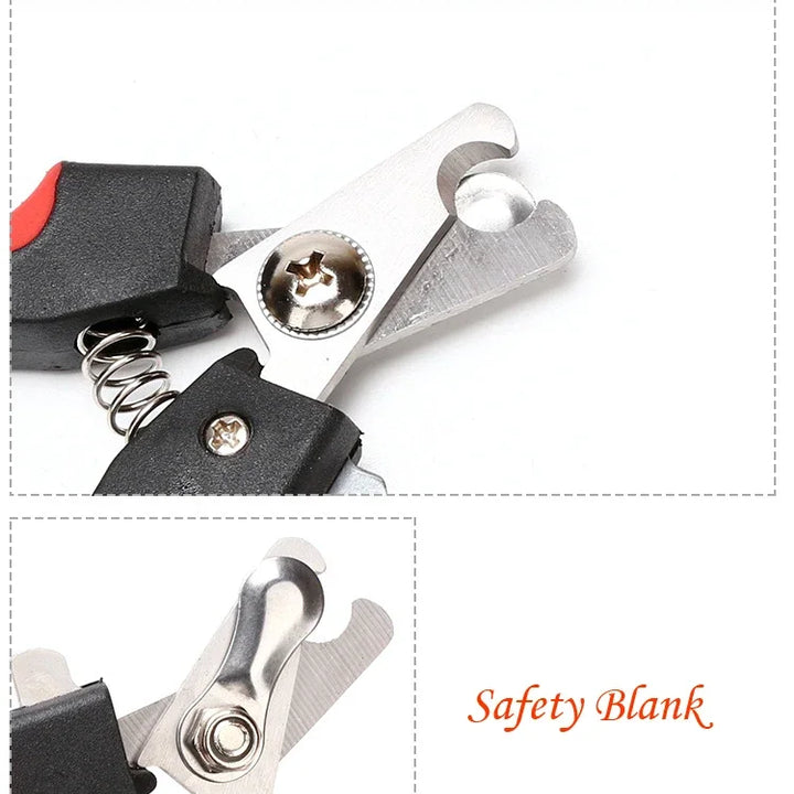 Stainless Steel Pet Nail Clippers – Large & Multifunctional